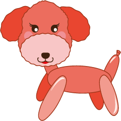 [LINEスタンプ] Poodle mei mei 