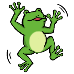 [LINEスタンプ] カエルどん。 