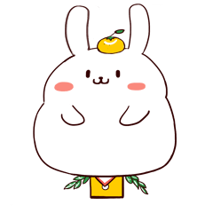 [LINEスタンプ] モチうさ 