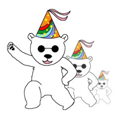 [LINEスタンプ] ゆるしろさん 