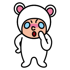 [LINEスタンプ] しろくまベイビー 