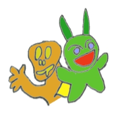 [LINEスタンプ] ゴボシとズリータの地球体験