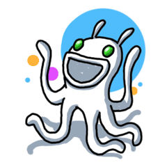 [LINEスタンプ] Choochai the Octopus 