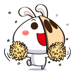 [LINEスタンプ] Comma Rabbit(Life2) 