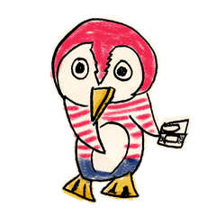 [LINEスタンプ] Pretty Penguin_Happylife 