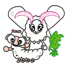 [LINEスタンプ] 介護のかいこ ver.2 