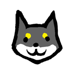 [LINEスタンプ] 元気柴犬あずき 