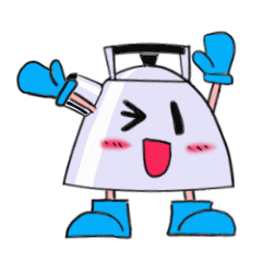 [LINEスタンプ] やかんの妖精ケトるん 