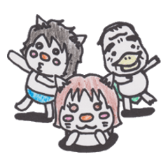 [LINEスタンプ] 仲良しなトト助達 