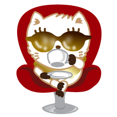 [LINEスタンプ] 上からマンチカン 