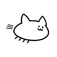 [LINEスタンプ] よってるねこ 