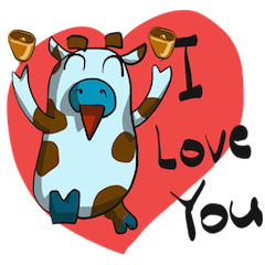 [LINEスタンプ] Milky Bell 