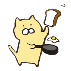 [LINEスタンプ] ふでねこぐらし 