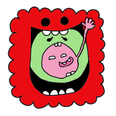[LINEスタンプ] ゆかいなモンスターたち 