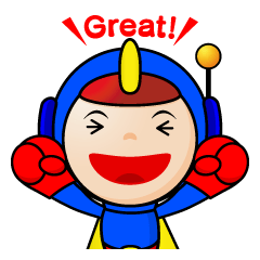[LINEスタンプ] 地球に住み始めたハッピーエイト（英語） 
