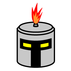 [LINEスタンプ] バケツ頭さん 