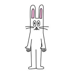 [LINEスタンプ] うさぎのジャック 
