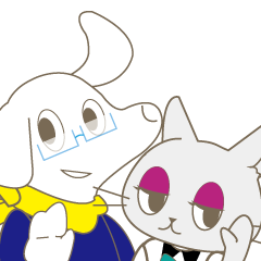 [LINEスタンプ] おっくんとえんちゃん 