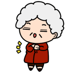 [LINEスタンプ] あるおばあさんの話 fetchpriority=high