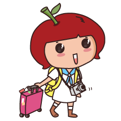 [LINEスタンプ] lucky Apple-Dora 