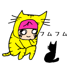 [LINEスタンプ] ねこ路地の日常 