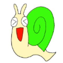 [LINEスタンプ] かたつむりみたいな奴 