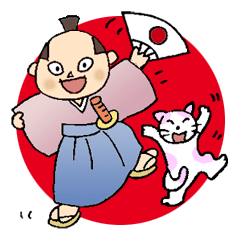 [LINEスタンプ] SAMURAI TAIHEI 
