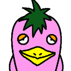 [LINEスタンプ] 変な鳥 