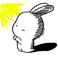 [LINEスタンプ] また、そらうさぎ 