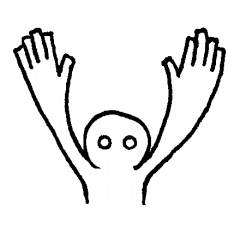 [LINEスタンプ] ビッグハンドくん 
