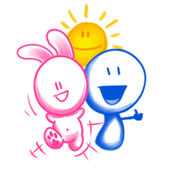 [LINEスタンプ] Bunny＆Punny 