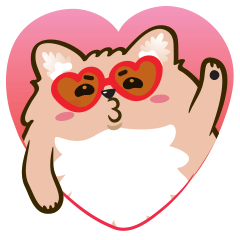[LINEスタンプ] Ball in puppy love 