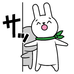 [LINEスタンプ] 仕返しウサギ 