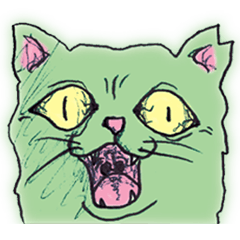 [LINEスタンプ] キモゆる野良猫 