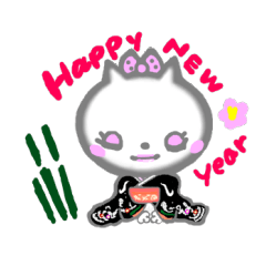 [LINEスタンプ] ねこのココchan 