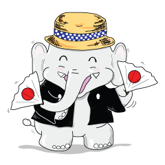 [LINEスタンプ] バイブア君 (Jpn.Ver) 
