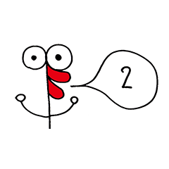 [LINEスタンプ] 目玉デカ コメント版2 