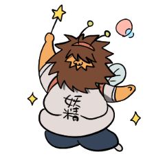 [LINEスタンプ] 妖精おじさん 