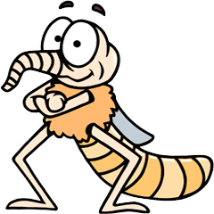[LINEスタンプ] mosquito Biau 