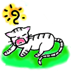 [LINEスタンプ] ゆるゆるかぎにゃんこ 