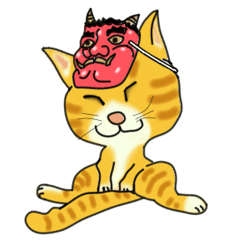 [LINEスタンプ] トラにゃん（セリフ入り） 