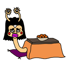 [LINEスタンプ] ニッポンコタツムリ