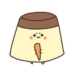 [LINEスタンプ] まろやかぷりんの「まろぷりん」 