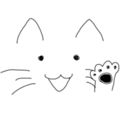 [LINEスタンプ] ネコガオ 