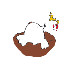 [LINEスタンプ] もぐらと猫たち 