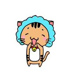 [LINEスタンプ] アフロ猫のニャフロ 