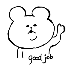 [LINEスタンプ] 気ままなしろくまさん 