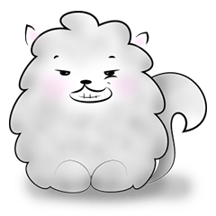 [LINEスタンプ] Cloudie: The Fluffy Cloud Cat 