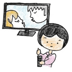 [LINEスタンプ] テレビ見てる？ 
