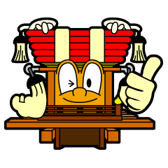 [LINEスタンプ] ふとん太鼓くん 